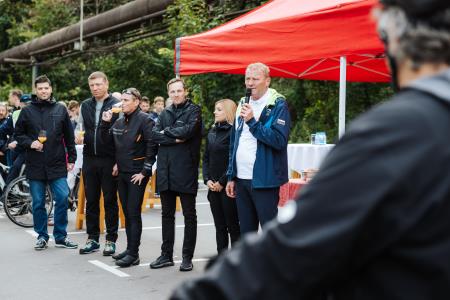 Otvoritev kolesarske CE-SˇT-SˇE-121